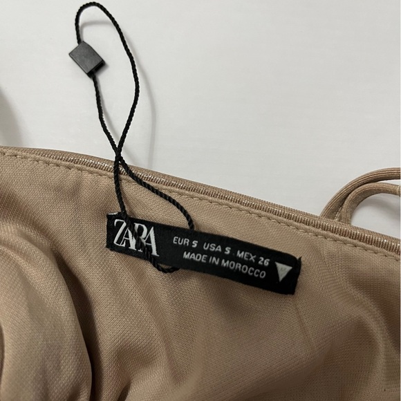 brand new- Zara metallic gold bodysuit - size small - Picture 8 of 11